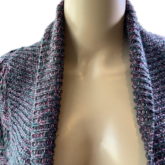 Torrid Womens Marled Open Front Shawl Collar Knit Cardigan Sweater Size Large - Picture 2 of 14